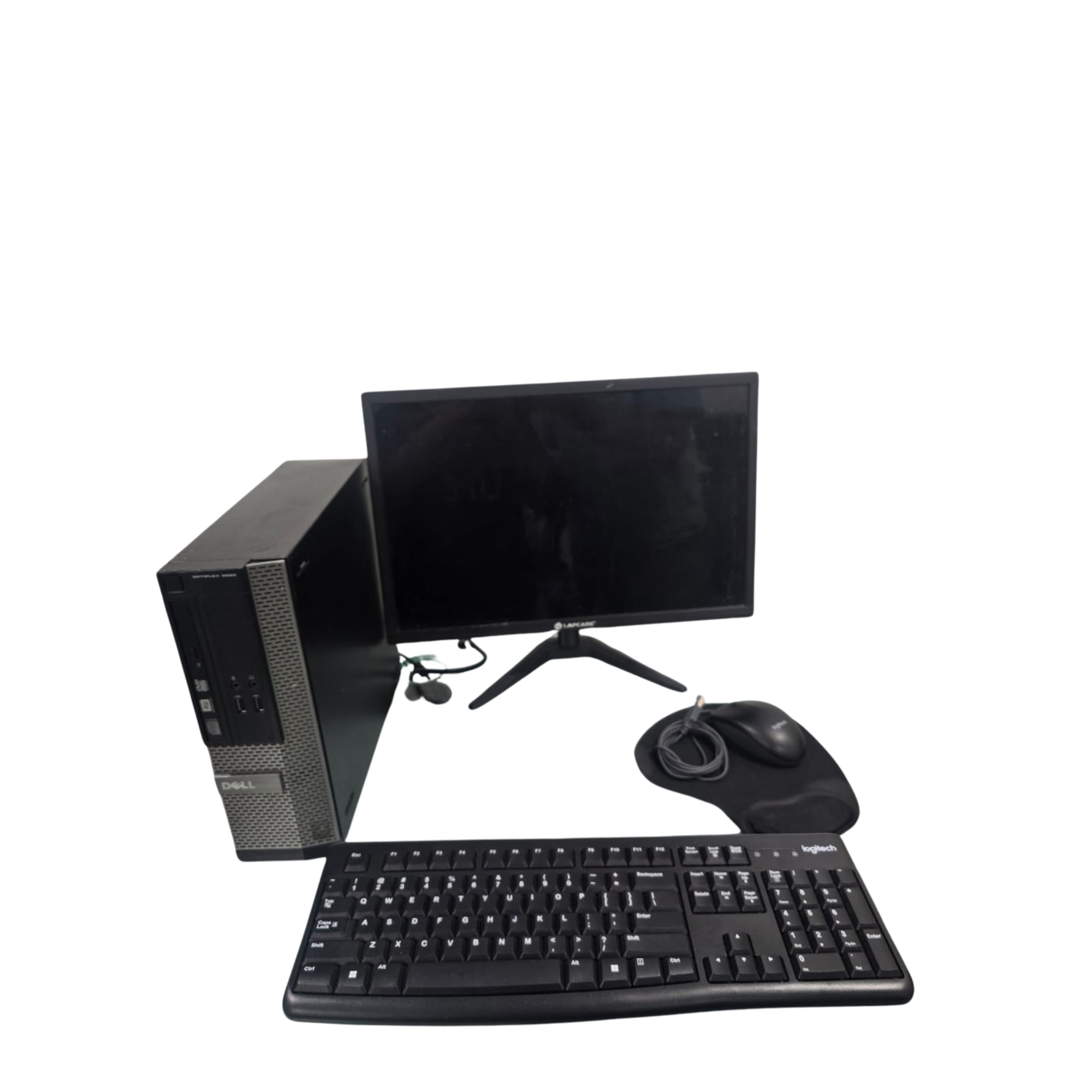Dell Optiplex 3020 Full Set-i3 4th Gen Processor,8GB Ram 256 GB SSD, 19" Monitor, with Keyboard & Mouse  ( Refurbished)