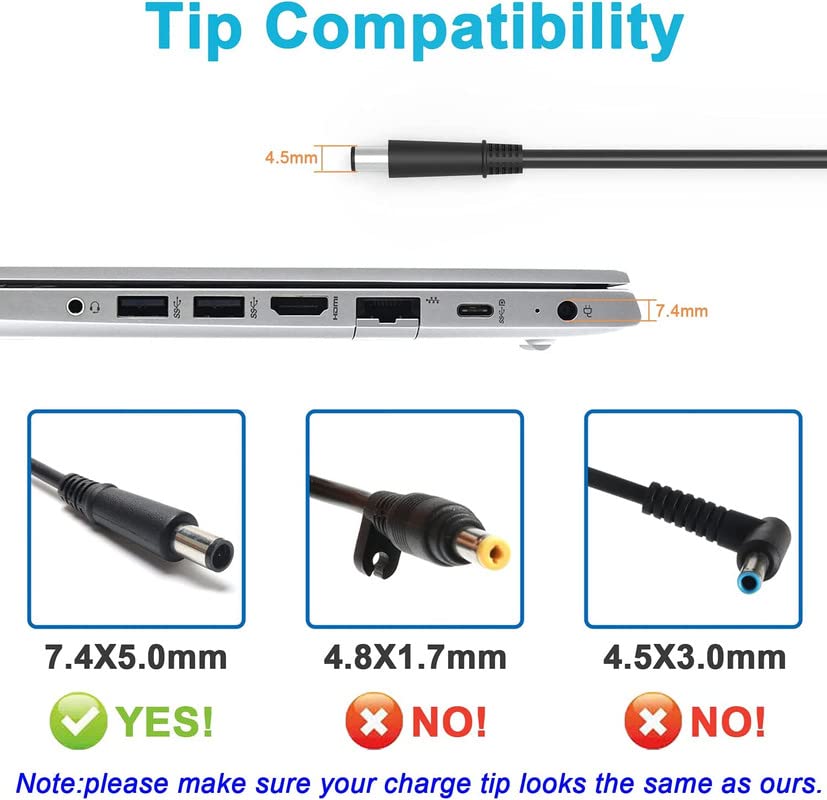 hp laptop charger 90w