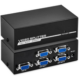 VGA Splitter (1X4) 1 Input 4 Output Sharing Switch Box 200MHz Video Distributor Converter