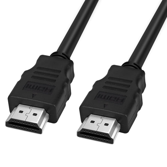 Black 1.4V High-speed HDMI to HDMI cable, 1.5 meters length, compatible with TV, Projector, Laptop, Monitor, Ethernet and 3D enabled, made of PVC material