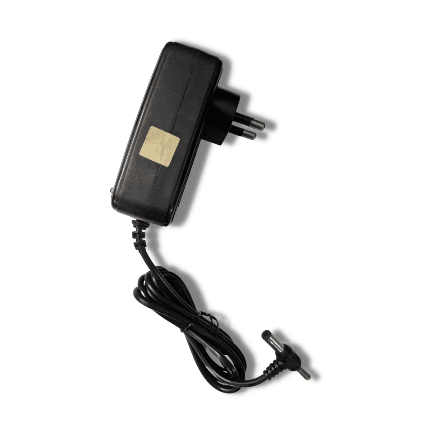 Compact black Generic DC Power Adapter, 5V 1A Charger with DC Pin, compatible to various boards and routers, ensuring efficient charging and stable power output.