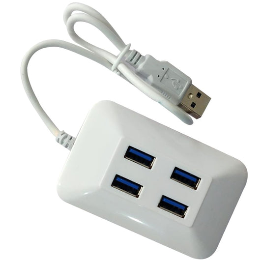 4 port high-speed USB 2.0 hub, 480 Mbps multi-port data transfer, compatible with USB devices