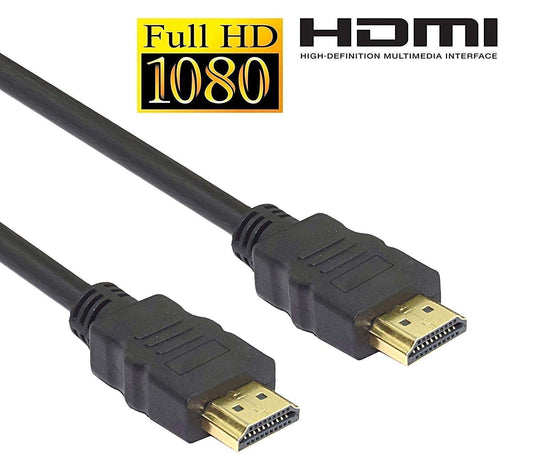 20 meter black HDMI 2.0 cable of PVC material, with high-speed 4K, 3D and Ultra HD features, and Ethernet compatibility