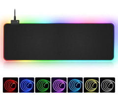 RGB Large Extended Cloth Desk Mouse Pad with 14 Lighting Modes