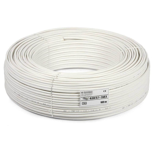 Durable, high performance 90M CCTV cable of aluminum alloy, ideal for braiding and CCTV system compatibility