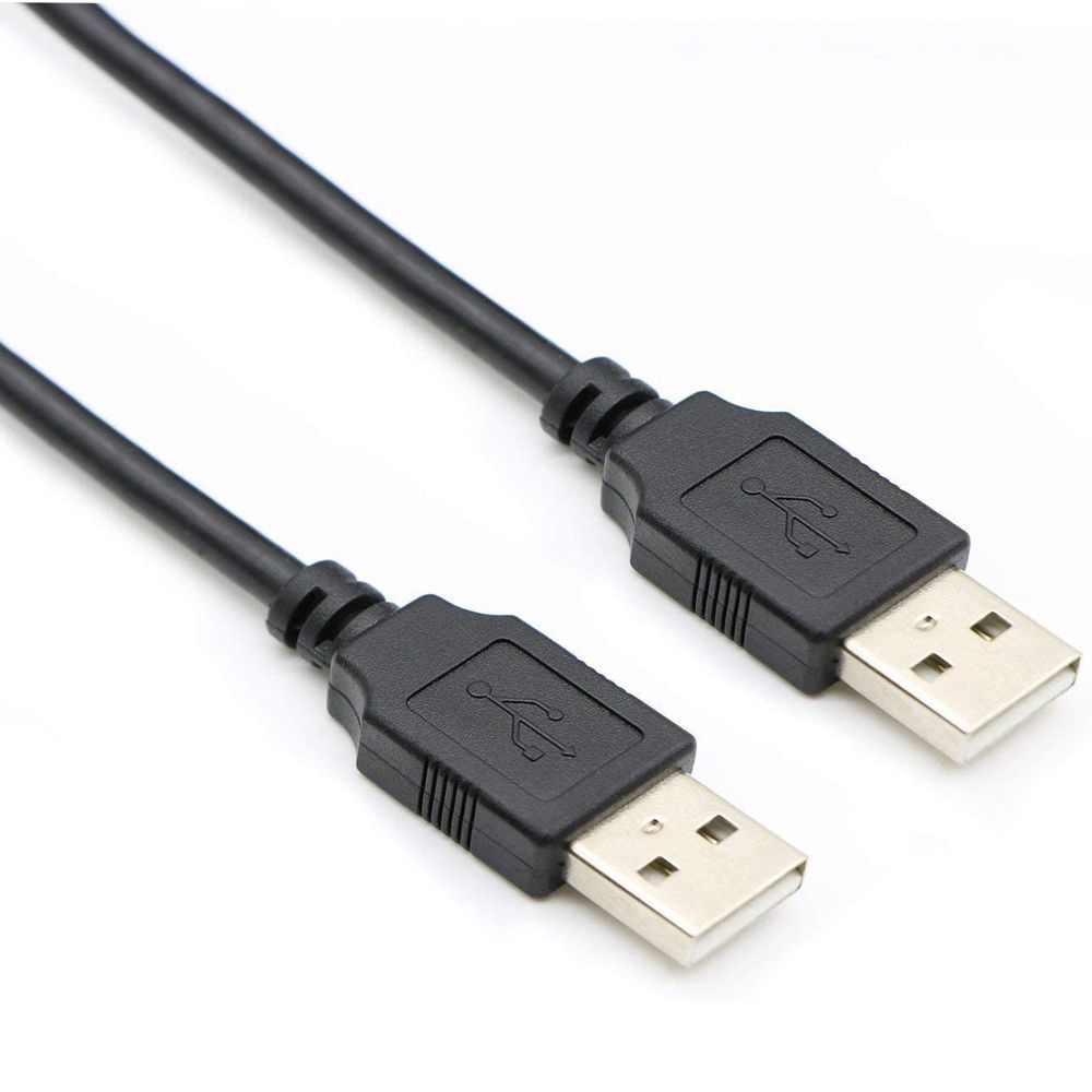 3-meter USB 2.0 male to male data transfer cable crafted with PVC and copper for improved longevity and compatibility with USB devices