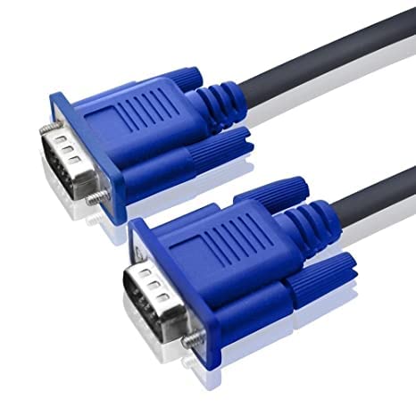 1.2 meter TFT VGA cable with durable male-to-male connector, compatible with PC, LCD and LED monitors