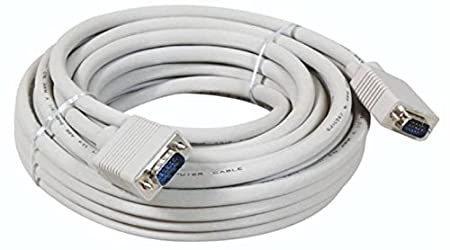 Durable 3 meter male-to-male VGA cable, compatible with PC monitors, LCD, and LED Displays