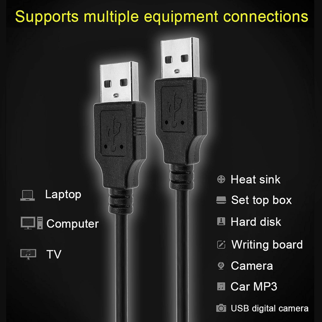 USB 2.0 Male to Male 3 Meter Cable For Data Transfer