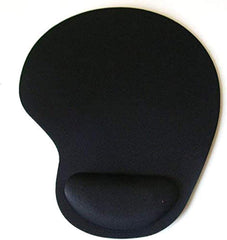 Black H-02 Mouse Pad: Best Gaming Comfort with Gel Wrist Support