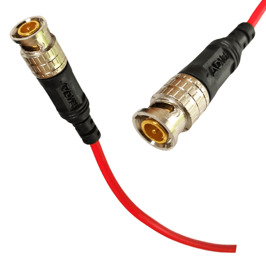 High-quality premium BNC cable AD-BN-369 from CCTV collection with brass connector and copper core, compatible with HDD/SSD and M.2 SSD, featuring combo support