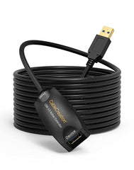 Plug and Play: 15 Meter USB 2.0 Extendo-Cable, A-Male to A-Female for Swift Data Transfer