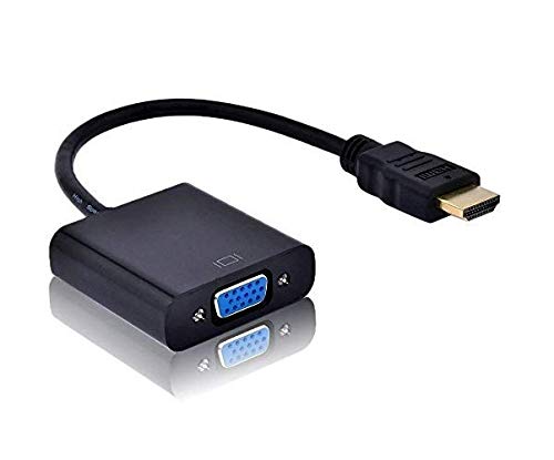 Durable DisplayPort to VGA converter cable, 0.2 Meter PVC Jacket with metal DP to VGA adapter for Laptop, PC, Monitors, and Projectors