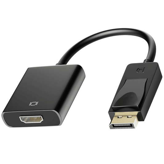 DisplayPort to HDMI Converter from Splitter & Extenders collection, a Plastic male to female adapter compatible with computers, desktops and laptops