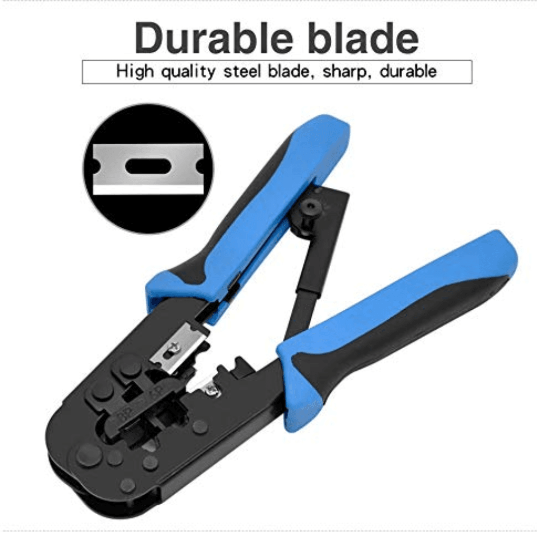 Single metal RJ45 crimping tool from the Repairing Tools collection, reliable for crimping Ethernet, network and LAN cables, such as CAT5/CAT6