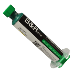 B&R 10CC Green UV-Infused Circuit Board Insulating Ink for Solder Mask Purposes