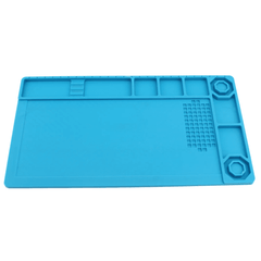 All-in-One Safe Electronics Repairing - S-507 Magnetic Anti-Static, Heat-Insulated Rubber Workbench Mat