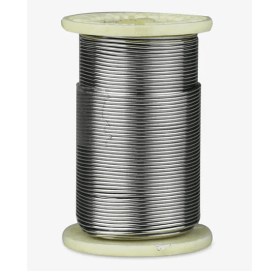 Bharti SWG 22 solder wire in 60-40 grade, 50-gram high-quality metal, perfect for precise soldering tasks in electronics repairing.