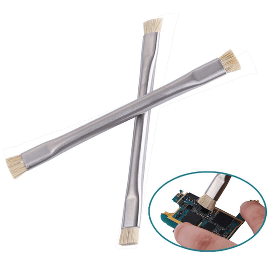 Image of 2 in 1 wooden Brush from Repairing tools collection, a perfect option as a Motherboard and PCB Cleaning Tools, and a precise Mobile Phone Cleaning solution.