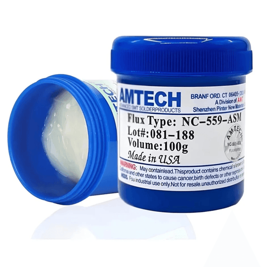 Singular phone tool in repairing tools collection, Amtech NC-559-ASM flux for chip and BGA repairing, lead-free and UV liquid soldering