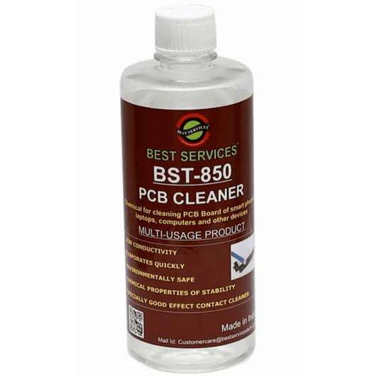 Image of BST-850 PCB cleaner - a 500ml, quick-evaporating, non-conductive electronics maintenance solution for repairing tools, safe for laptops and environmentally friendly