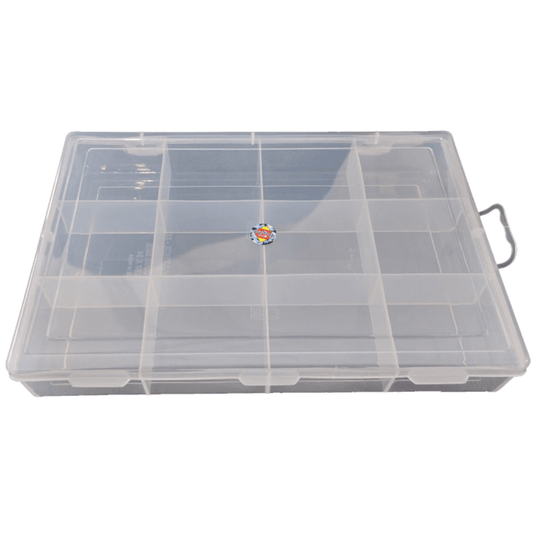 Simple BP-12 Slots Box made from durable plastic, ideal storage and parts organizer toolbox for repairing tools collection