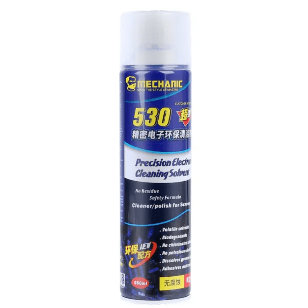 Environment-friendly MECHANIC 530 Electronic Cleaner Spray from the Mobile Repair Tools collection, 550ml eco-friendly, non-toxic spray for electronics cleaning and dust removal