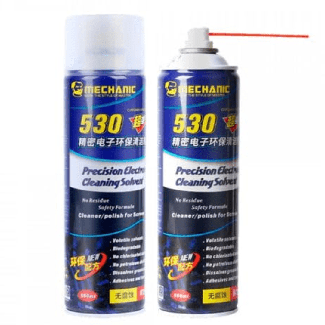 Environment-friendly MECHANIC 530 Electronic Cleaner Spray from the Mobile Repair Tools collection, 550ml eco-friendly, non-toxic spray for electronics cleaning and dust removal