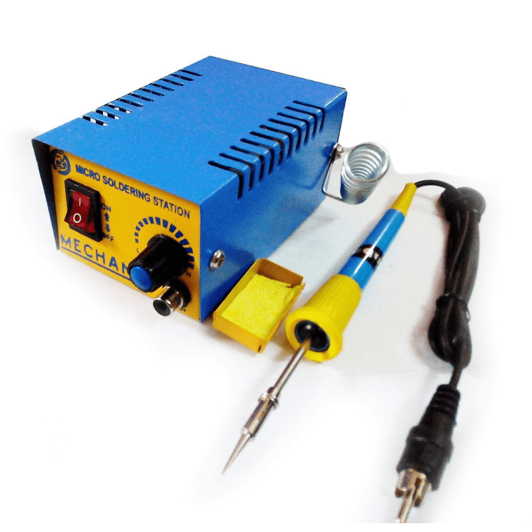 Single-piece BS-24 Micro Soldering Iron Station made of metal, ideal for precision electronics repair and professional mechanic applications