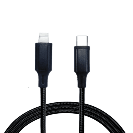 1.2 meter Type-C to iPhone Cable for fast and 2.5A efficient charging, part of the Mobile cables collection, heavy-duty and durable