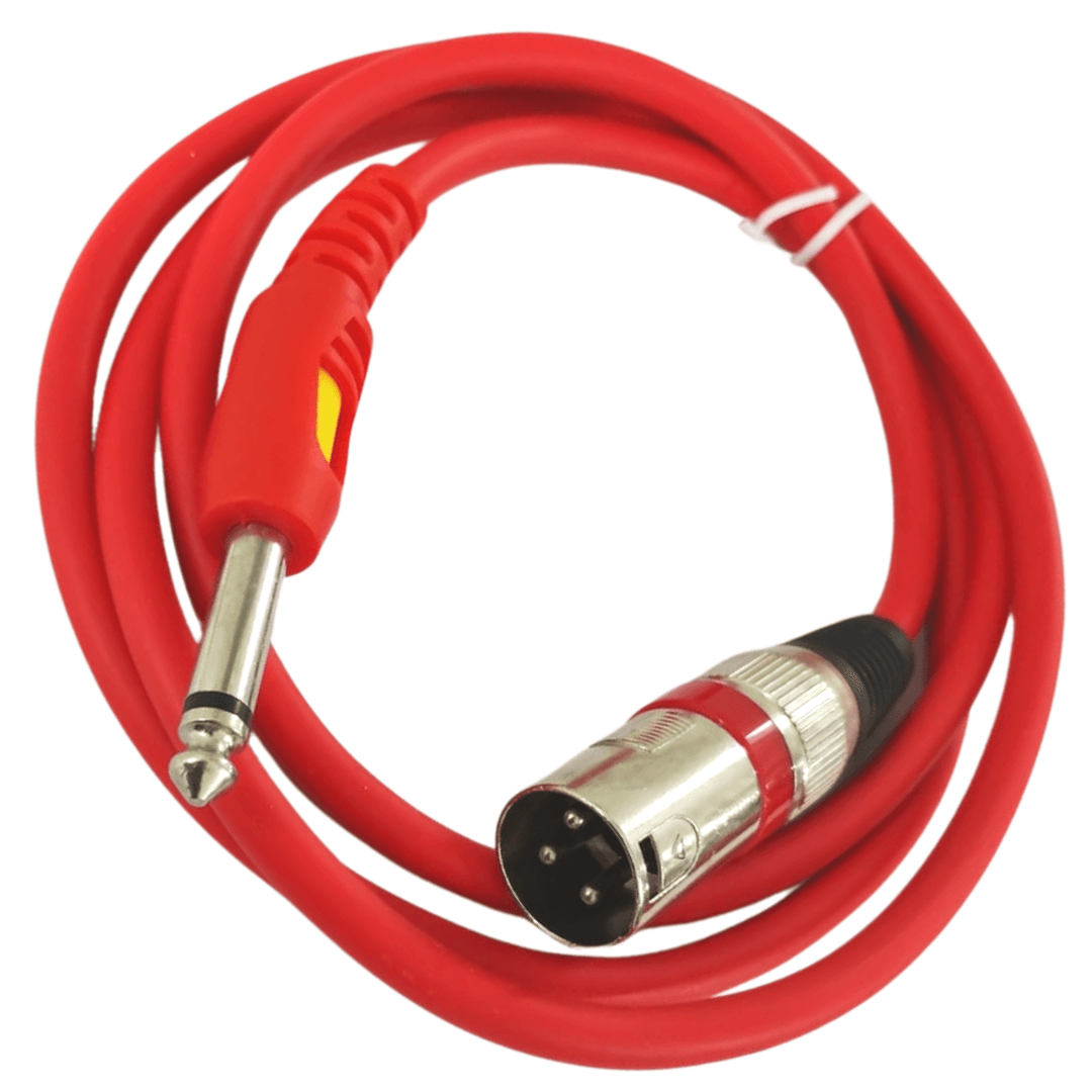 1.5 meter PVC XLR Male to P38 Mono Jack audio cable for professional use, part of the RCA cables collection