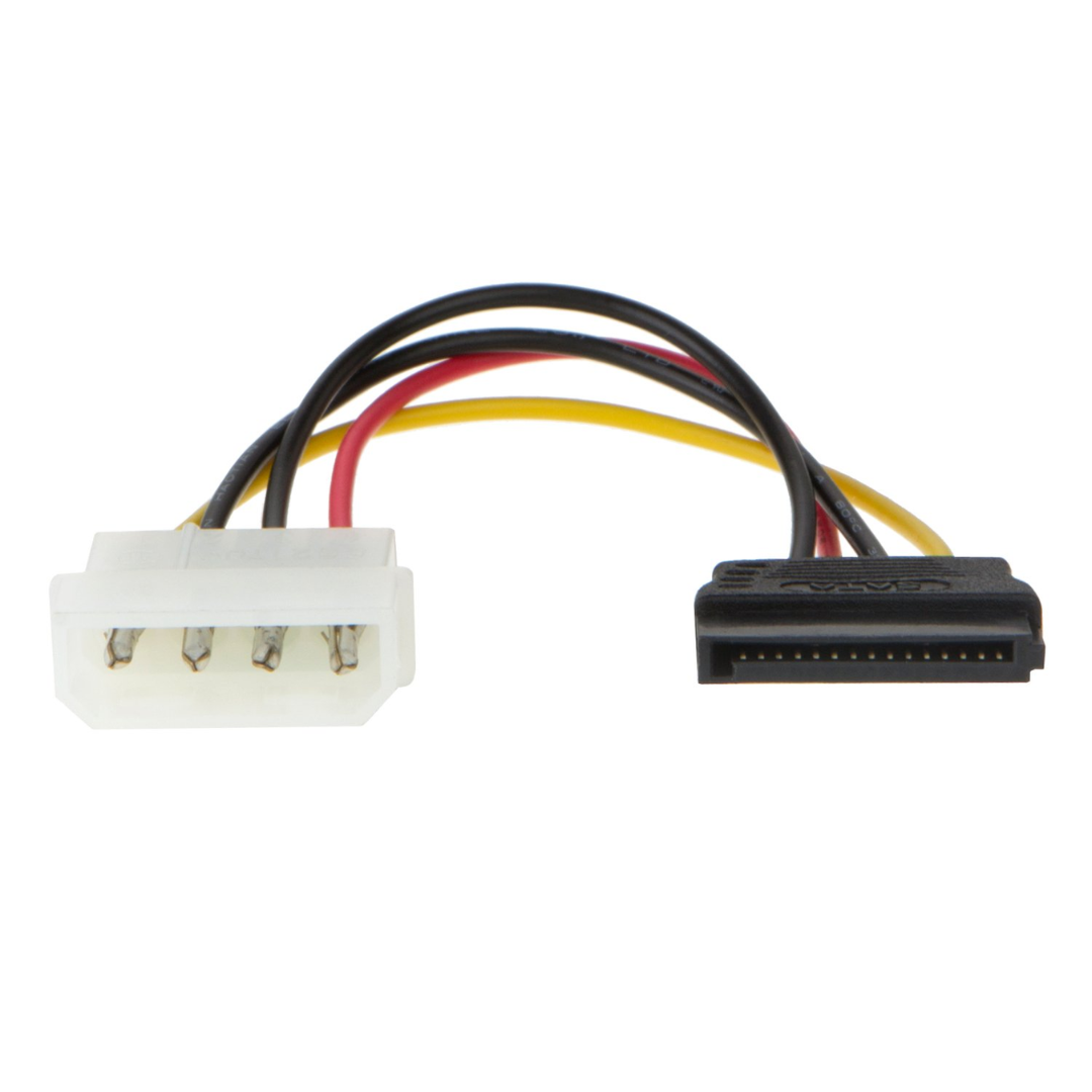 4 Pin Molex to SATA Power Cable Adapter for Internal Hard Disk Drive