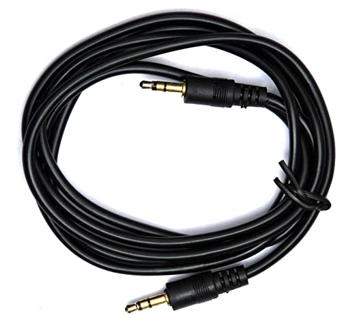 Yonkx's 1.5 meter male to male stereo audio cable, crafted from high-quality PVC, ideal for speaker audio connection