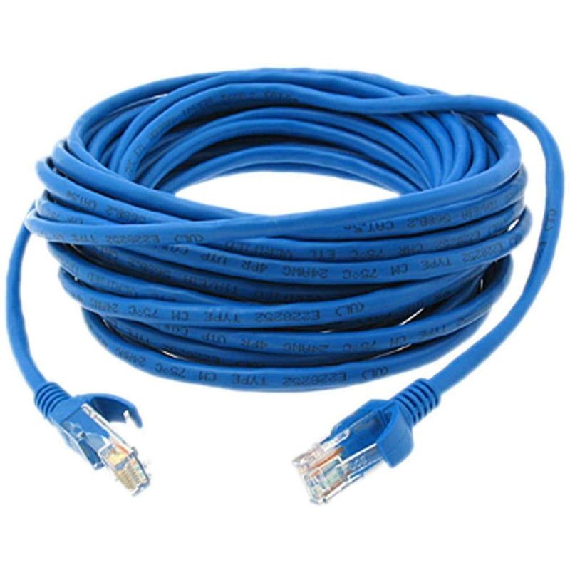 15-meter Blue Cat5 network cable, part of the Patch Cord Cable collection, an ideal high-speed RJ45 LAN connection solution for office use