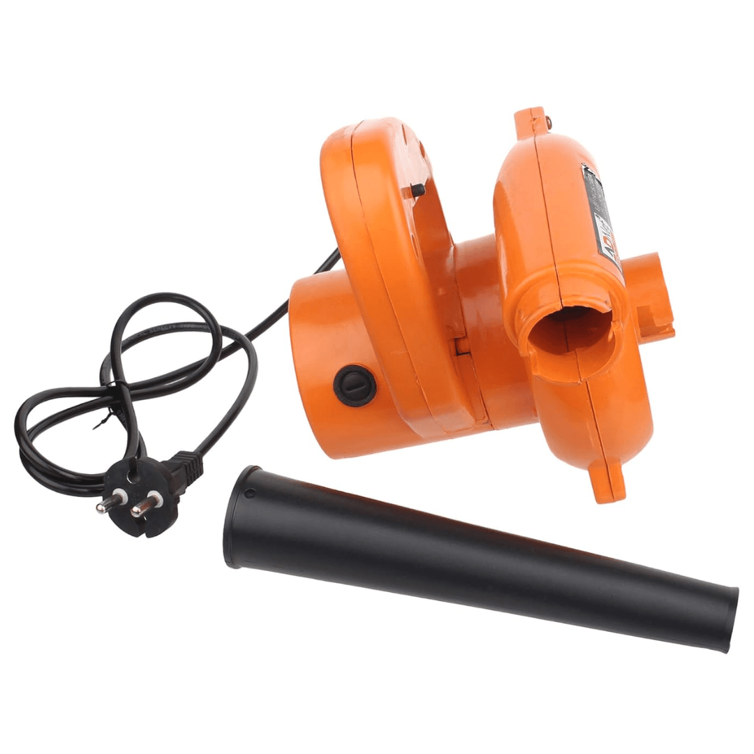 ADNet 600W electric air blower, a handheld, compact, and lightweight dust removal tool. This high-speed, 13000 RPM electric blower is made of durable plastic, ideal for home and office cleaning