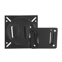 Sturdy Black Metal Wall Stand for LCD/LED Monitors 14 to 26 Inches - Generic Fixed Mounting Kit