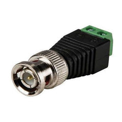 Compact and Reliable Green BNC Connector for CCTV Cameras - Easy Installation