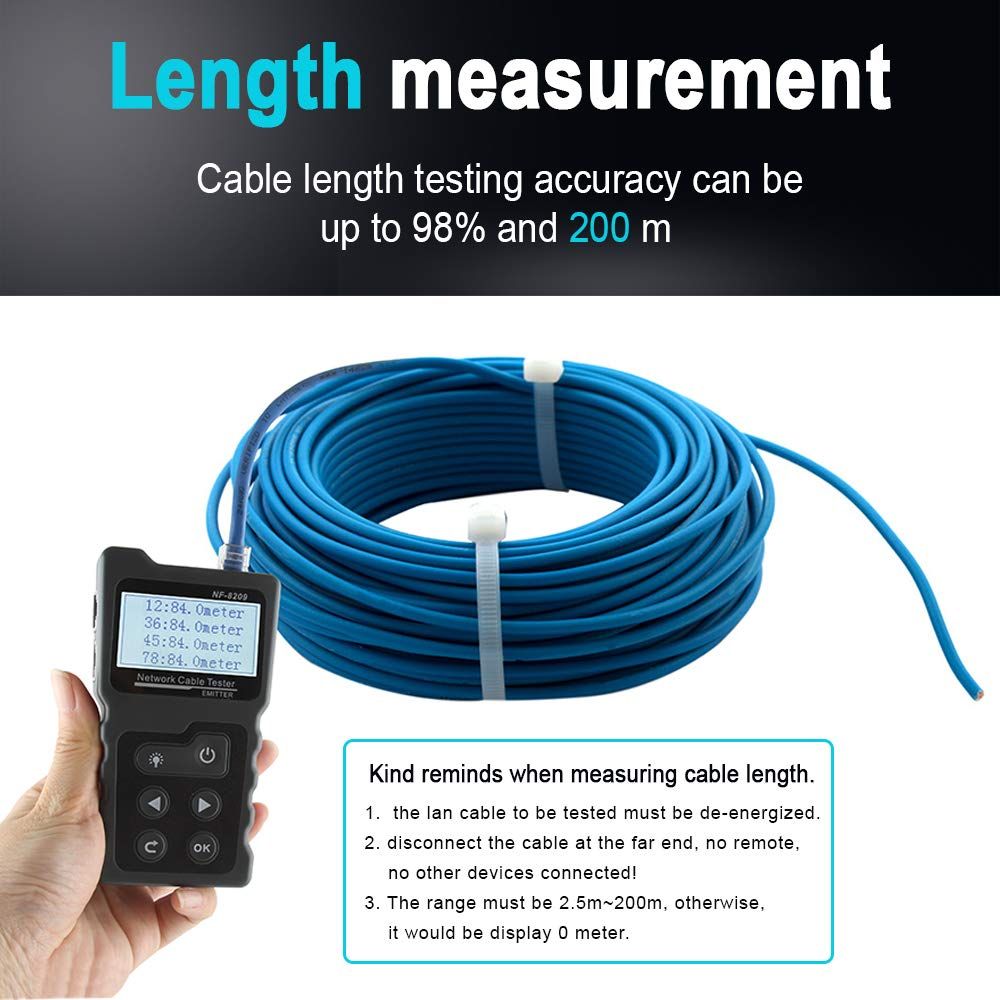 Plastic Network Cable Tester tool from the 'Repairing tools' collection, specialized for cable testing and network diagnostics