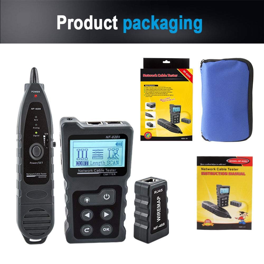 Plastic Network Cable Tester tool from the 'Repairing tools' collection, specialized for cable testing and network diagnostics