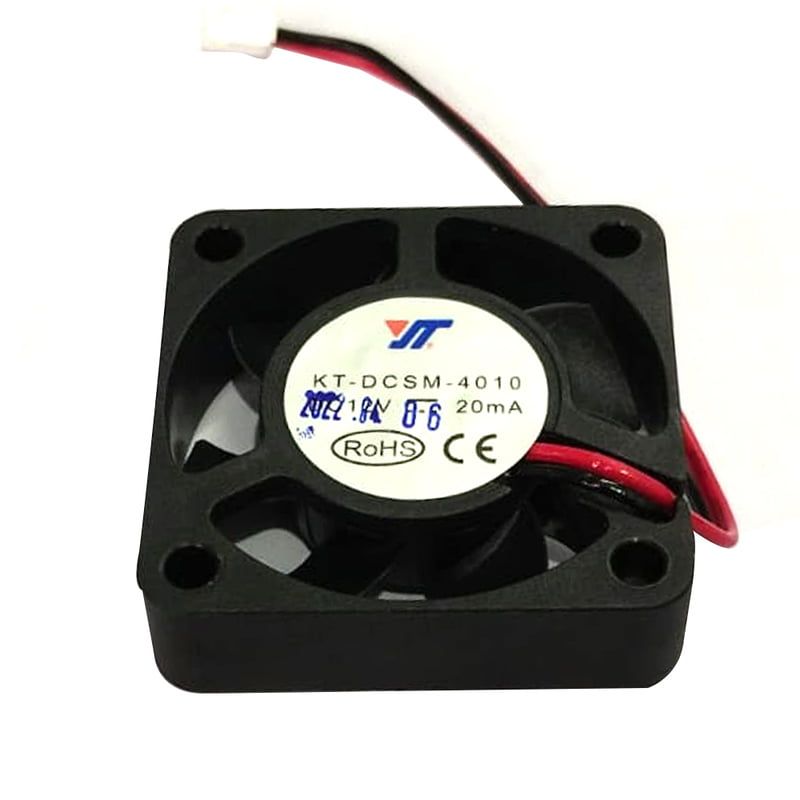 12V Cooling Fan KT-DSCM-4010, a 40x40mm CPU Fan made of plastic, suitable for HDMI devices. Features full HD 1080P and 150 Meter range