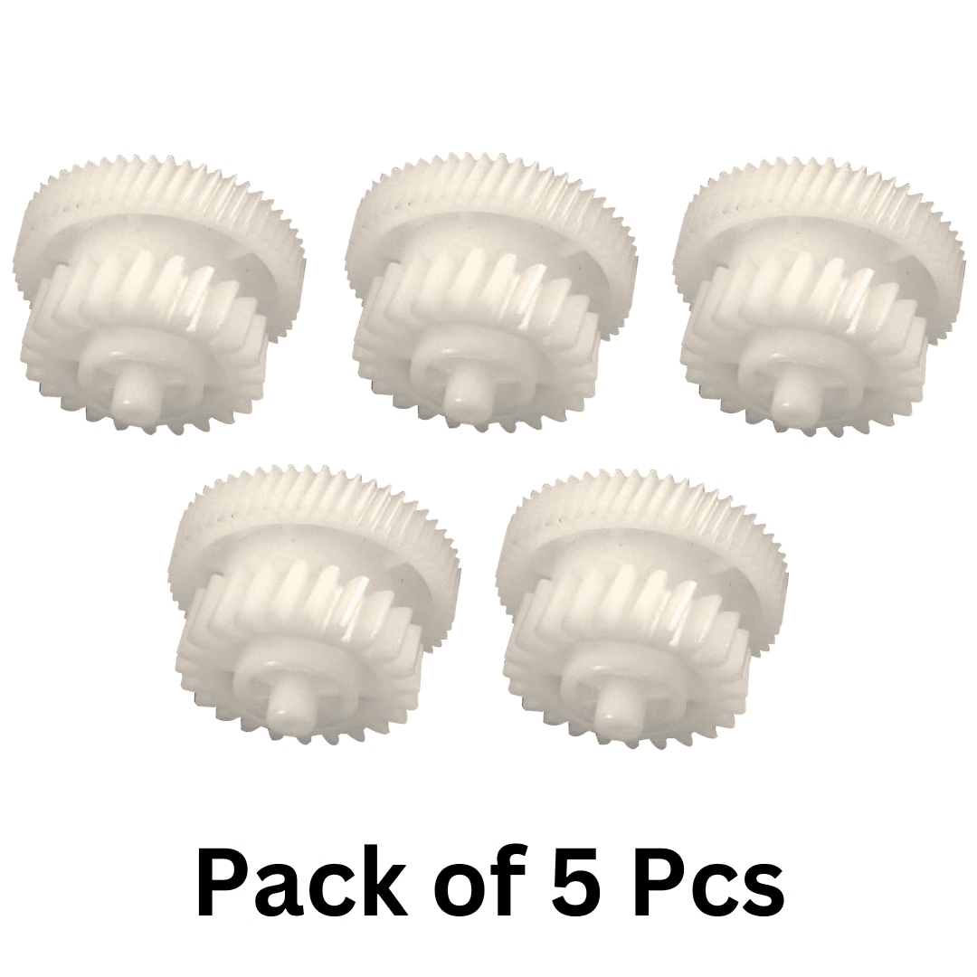 Pack of 5, Fuser Drive Gear, suitable for HP LaserJet P1505, P1606 and Canon 4412, 202, 226 printers