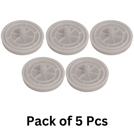 Pack of 5 Big Main Sub Gears designed for HP LaserJet M126 and M128 Printers made of plastic material