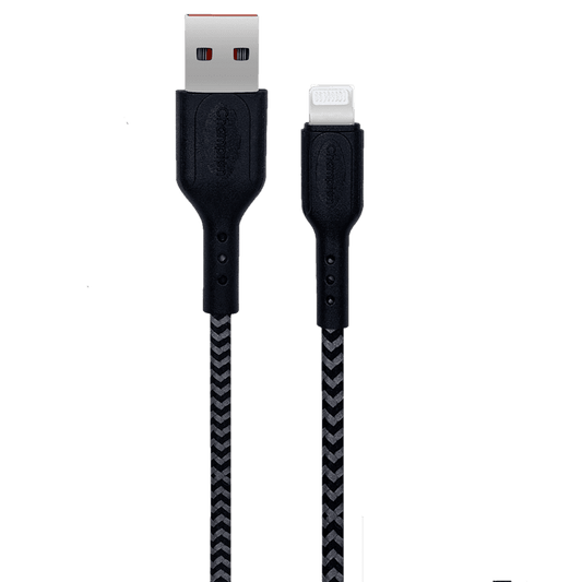 Braided iPhone Data Cable, fast and durable 1.25m 2.4A charging USB cable for iPhone, part of the premium mobile cable collection.