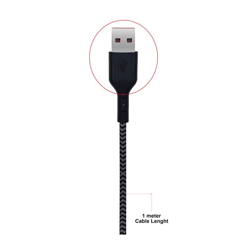 Braided iPhone Data Cable, fast and durable 1.25m 2.4A charging USB cable for iPhone, part of the premium mobile cable collection.