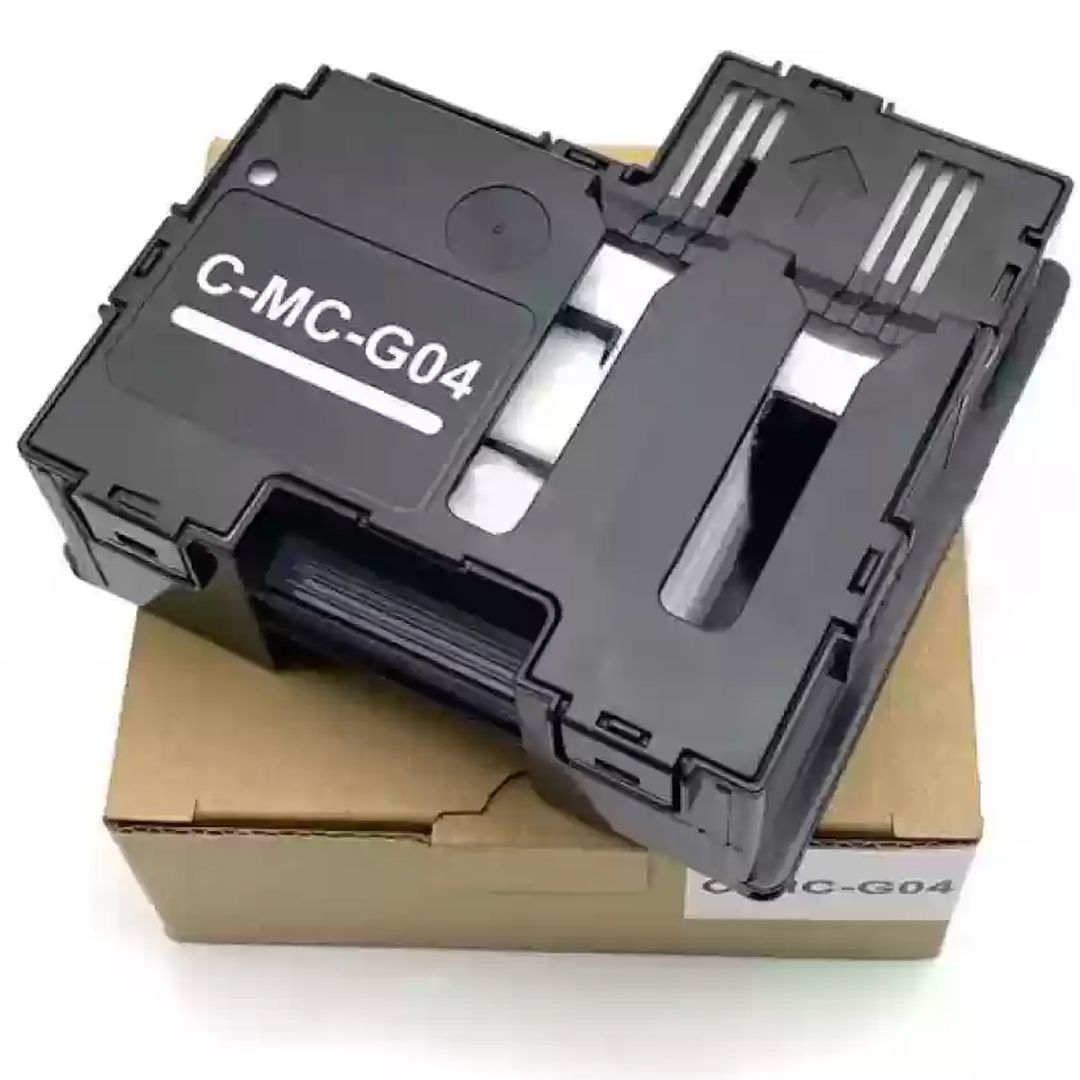 Canon Plastic Ink Maintenance Box designed for G-series printers, collecting ink waste for a cleaner operation