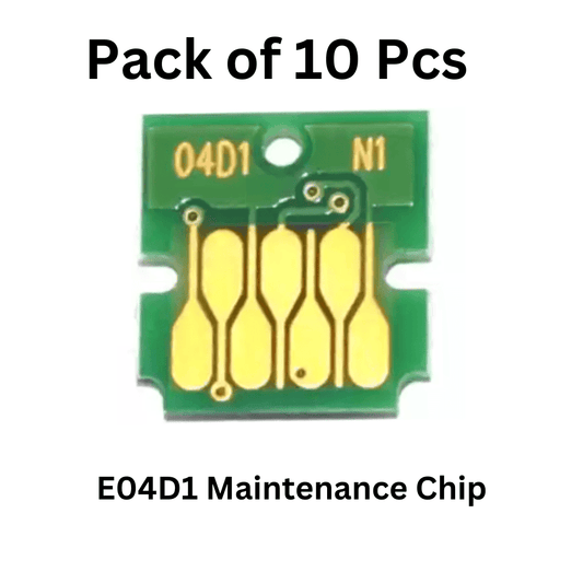 Pack of 10 E04D1 Maintenance Chips for Epson L6168, L6190, L6178, L6198, L6170 printers, perfect for routine printer maintenance