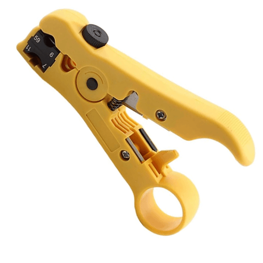 Single Hoki Universal Cable Stripper, HT-352, made of plastic, for stripping and cutting Coaxial cables, part of Mobile Repair Tools collection