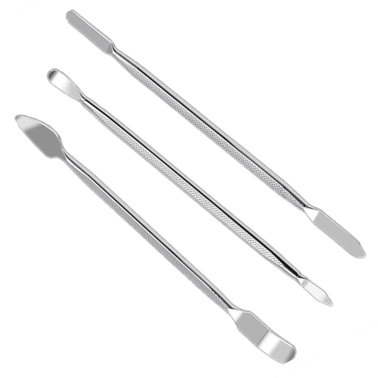 3 in 1 steel opener set consisting of metal spudger, mobile phone crowbar tool and a multi-purpose tool for repairing iPhones, laptops and tablets