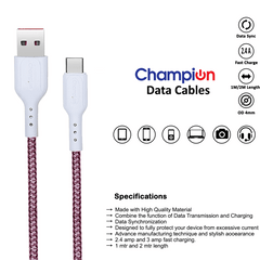 Ultra Durable Type-C Fast Charging & High-Speed Data Transfer Cable