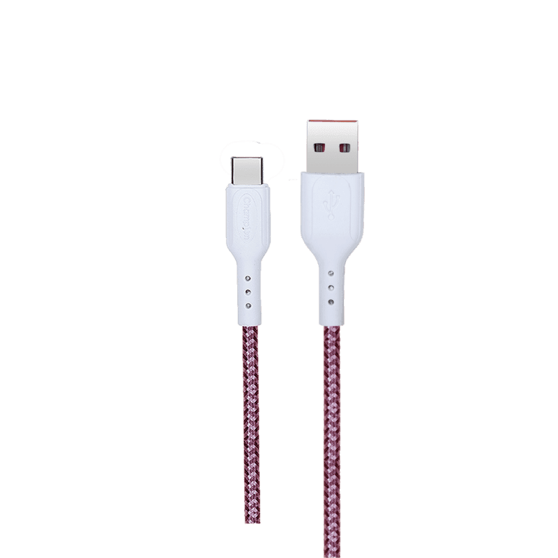 Type-C accessory for mobile phones, 1.25m long high-speed and durable USB-C cable for fast charging and data transfer, white in color